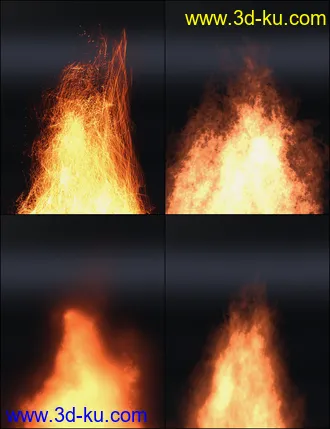 3D打印模型MMX Fire and Smoke for Iray的图片
