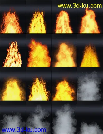 3D打印模型MMX Fire and Smoke for Iray的图片