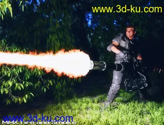 3D打印模型MMX Fire and Smoke for Iray的图片