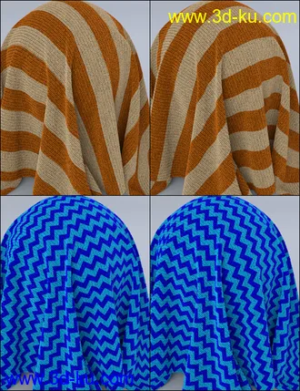 3D打印模型MMX Knitted Fabric and Patterns for Iray的图片