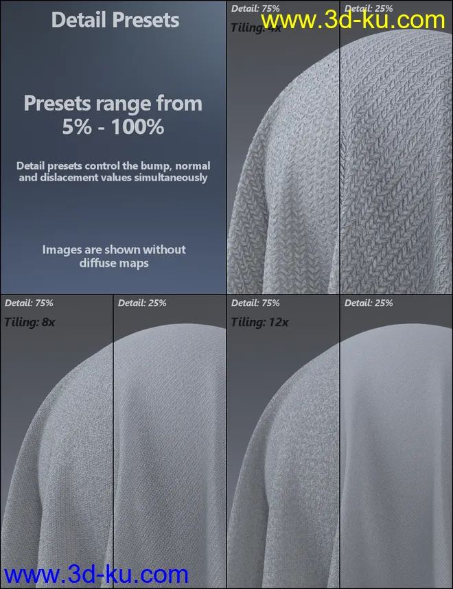 MMX Knitted Fabric and Patterns for Iray模型的图片12