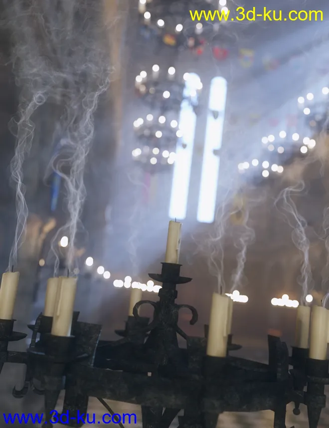 MMX Smoke Trails for Iray模型的图片1