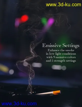 3D打印模型MMX Smoke Trails for Iray的图片
