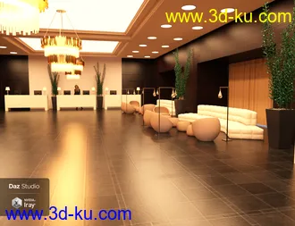 3D打印模型Modern Hotel Lobby的图片