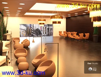 3D打印模型Modern Hotel Lobby的图片