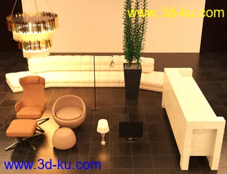 3D打印模型Modern Hotel Lobby的图片
