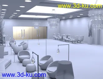 3D打印模型Modern Hotel Lobby的图片