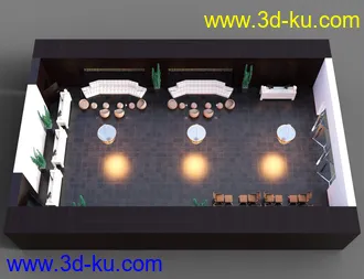 3D打印模型Modern Hotel Lobby的图片