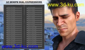 3D打印模型Modern Man - Expressions for Genesis 8 Male and Diego 8的图片