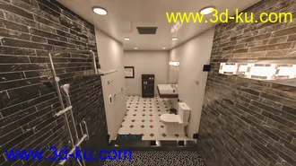 3D打印模型Modern Tidy Bathroom的图片