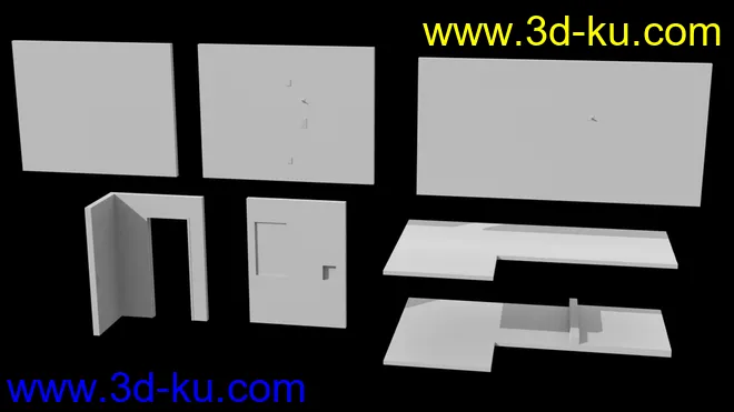 Modern Tidy Bathroom模型的图片9