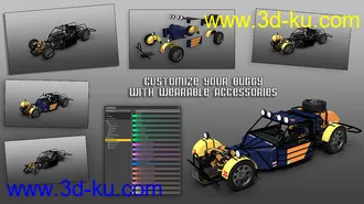 3D打印模型Modular Buggy的图片