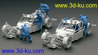 3D打印模型Modular Buggy Poses For Genesis 8的图片