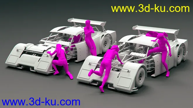 Modular Buggy Poses For Genesis 8模型的图片5