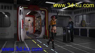 3D打印模型Modular Sci-Fi Quarterdeck的图片