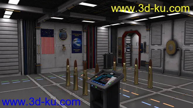 Modular Sci-Fi Quarterdeck模型的图片3