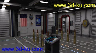 3D打印模型Modular Sci-Fi Quarterdeck的图片