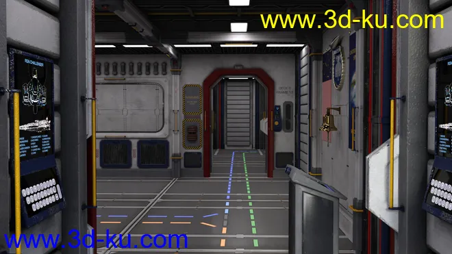 Modular Sci-Fi Quarterdeck模型的图片5