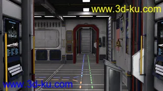 3D打印模型Modular Sci-Fi Quarterdeck的图片