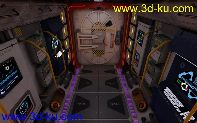 Modular Sci-Fi Quarterdeck模型的图片6