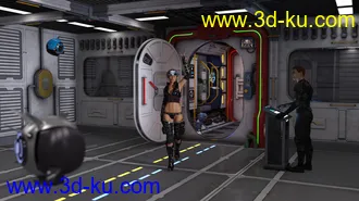 3D打印模型Modular Sci-Fi Quarterdeck的图片