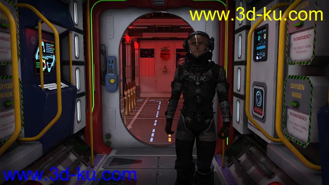 Modular Sci-Fi Quarterdeck模型的图片8