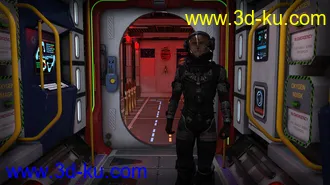 3D打印模型Modular Sci-Fi Quarterdeck的图片