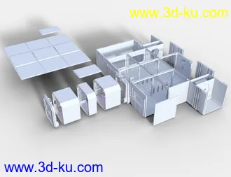 3D打印模型Modular Sci-Fi Quarterdeck的图片