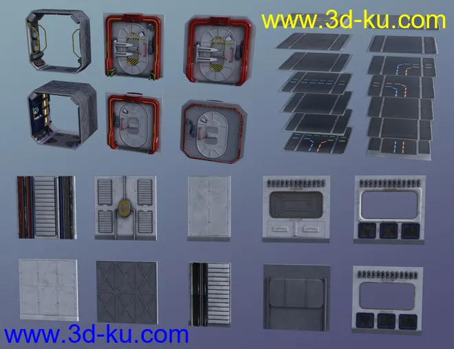 Modular Sci-Fi Quarterdeck模型的图片13