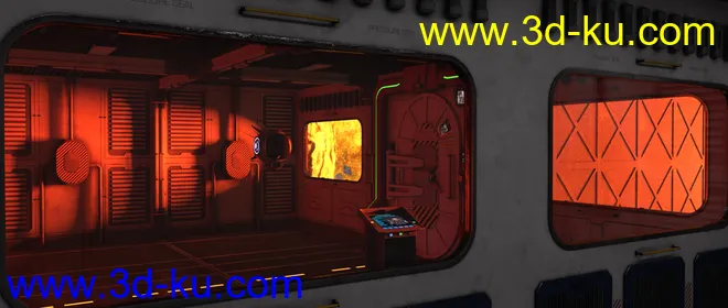 Modular Sci-Fi Quarterdeck模型的图片14