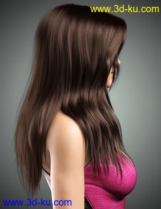 3D打印模型Monica Hair For Genesis 8 Female(s)的图片