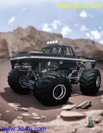 3D打印模型Monster Truck的图片