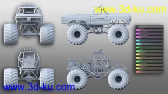 3D打印模型Monster Truck的图片