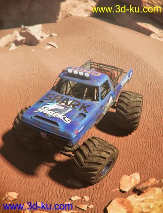 3D打印模型Monster Truck Textures Set的图片