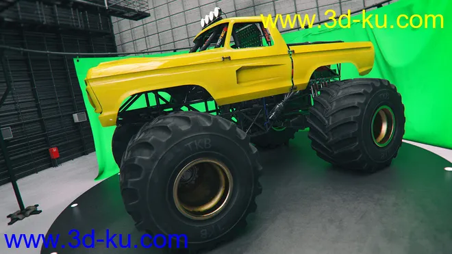 Monster Truck Textures Set模型的图片3