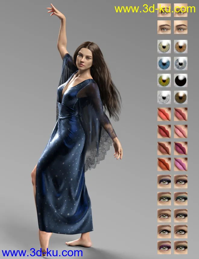 Moriah HD for Genesis 8 Female模型的图片6
