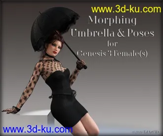 3D打印模型Morphing Umbrella and Poses for G3F的图片