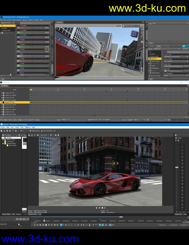 Movie Maker Iray Maestro - Video Tutorial模型的图片7