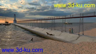 3D打印模型Movie Sets, Ocean Front的图片