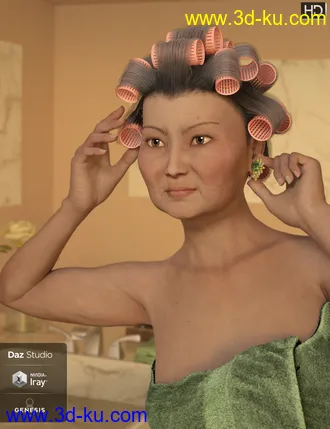 3D打印模型Ms. Rin for Genesis 8 Female的图片