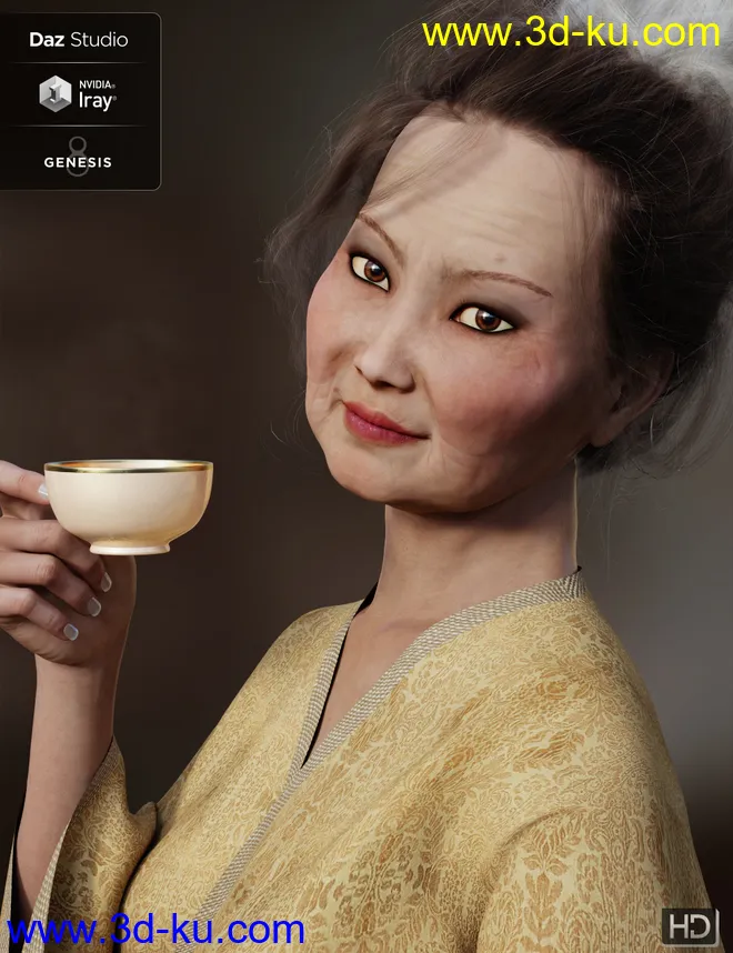 Ms. Rin for Genesis 8 Female模型的图片3