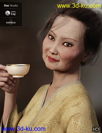 3D打印模型Ms. Rin for Genesis 8 Female的图片