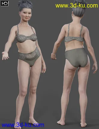 3D打印模型Ms. Rin for Genesis 8 Female的图片