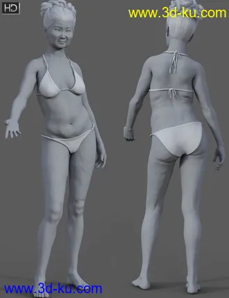 3D打印模型Ms. Rin for Genesis 8 Female的图片