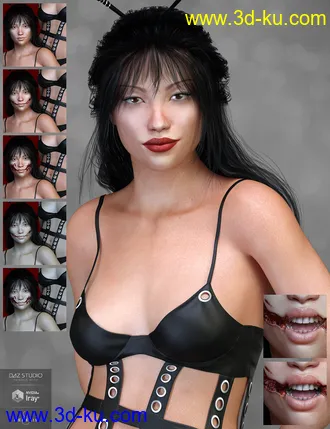 3D打印模型Mst KuchisakeOnna for Genesis 8 Female的图片