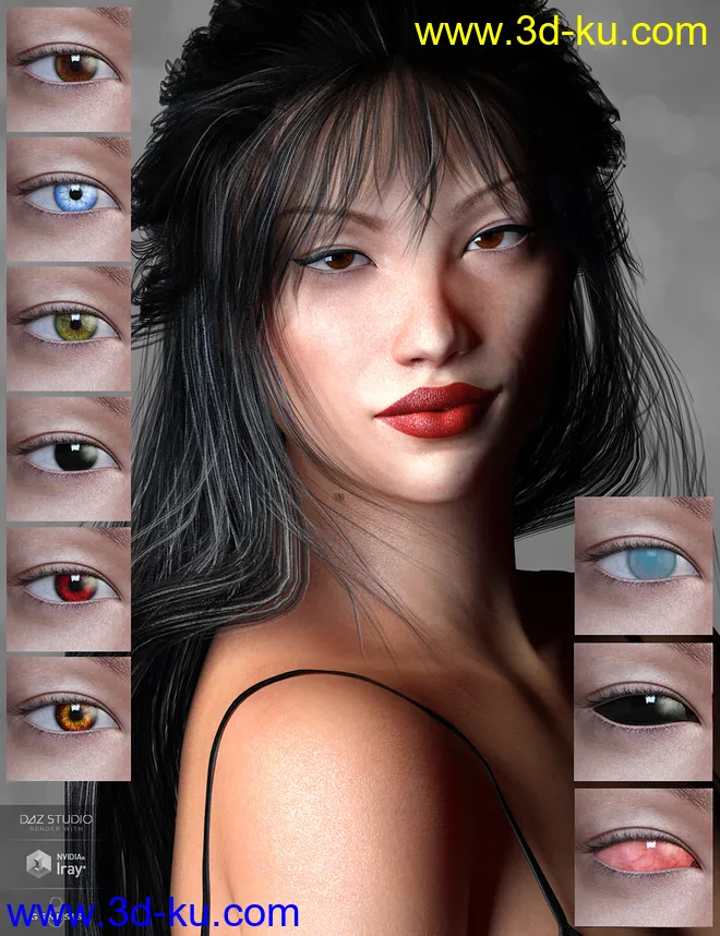 Mst KuchisakeOnna for Genesis 8 Female模型的图片3