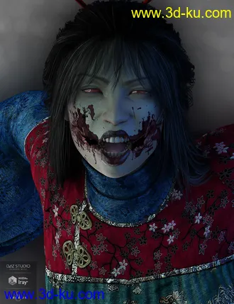 3D打印模型Mst KuchisakeOnna for Genesis 8 Female的图片