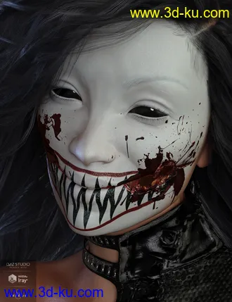 3D打印模型Mst KuchisakeOnna for Genesis 8 Female的图片