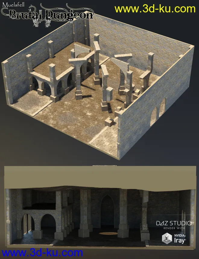 Muelsfell Brutal Dungeon Modular Set模型的图片12