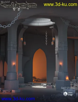 3D打印模型Muelsfell Brutal Dungeon Modular Set的图片